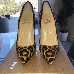 COPY - Christian Louboutin So Kate 120 leopard/black